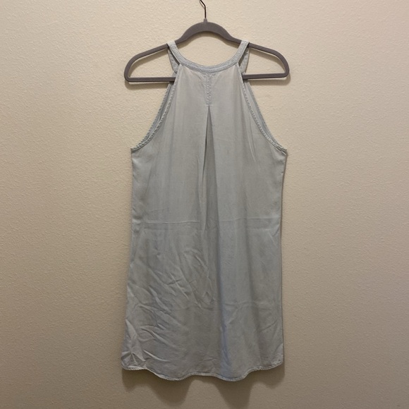 SKIES ARE BLUE knee length light blue dress - Picture 5 of 5